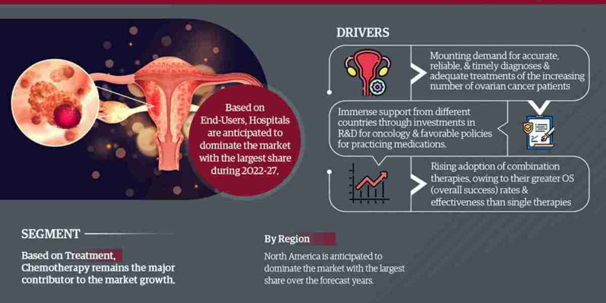 Global Ovarian Cancer Treatment Market Size, Share, Trends, Growth, Report and Forecast 2022-2027