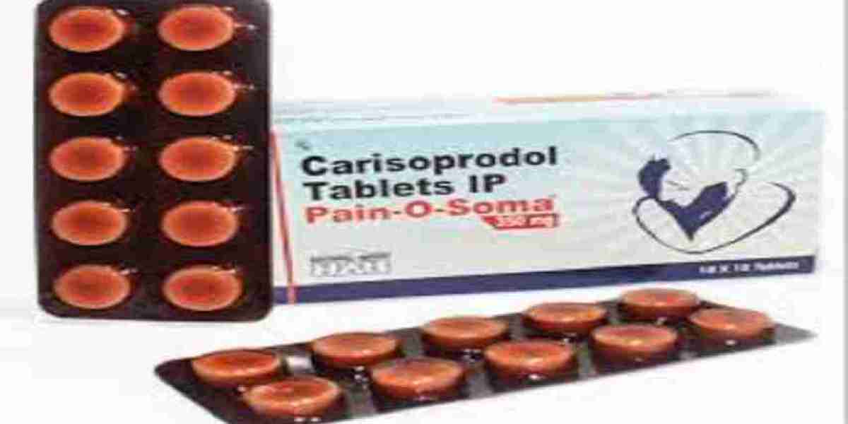 How does Carisoprodol work to relieve muscle spasms?